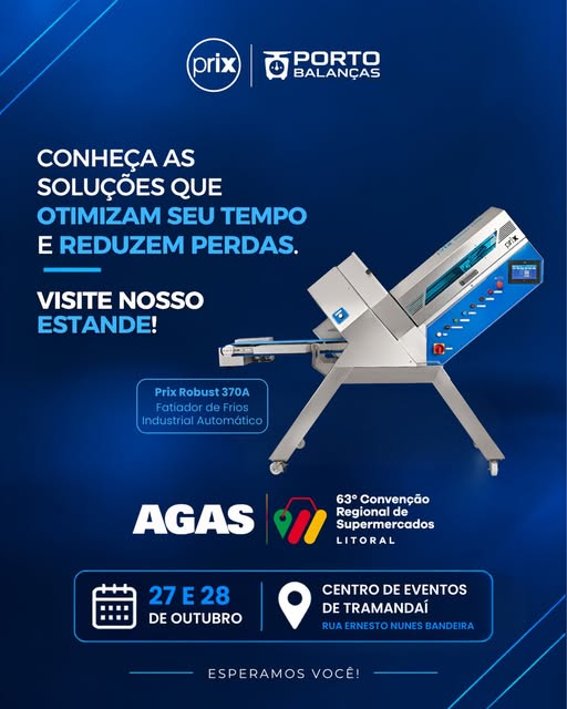 Equipamentos Prix no estande da Porto